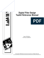 Digital Filter Design Toolkit Reference Manual: August 1995 Edition Part Number 320953A-01