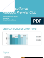 POB Execution in Kellogg's Premier Club: Summer Internship Project Anusua Das Calcutta Business School