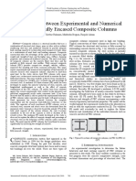 Comparison Between Experimental and Numerical Studies of Fully Encased Composite Columns