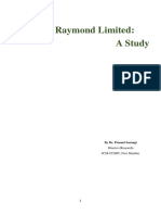 The Raymond Limited: A Study: Director (Research) ICSI-CCGRT, Navi Mumbai