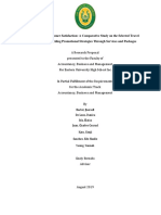 Measure of Customer Satisfaction: A Comparative Study On The Selected Travel Agencies Regarding Promotional Strategies Through Services and Packages