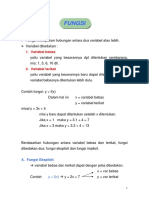 Fungsi Berdasarkan Hubungan Antara Variabel Bebas Dan Terikat Fungsi Dibedakan Dua Fungsi Eksplisit Dan Fungsi Implisit PDF