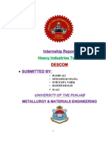 Internship Report: Heavy Industries Taxila