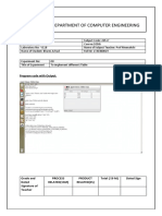 Department of Computer Engineering: Program Code With Output