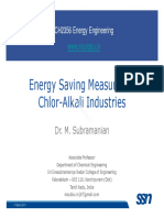 Energy Saving Measures in Chlor-Alkali Industries: Dr. M. Subramanian