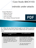 Isc - Case 2 Androids Under Attack Presentation