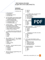 Soal Tbi Paket II Tugas Belajar PKN Stan 2018