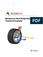 Macpherson Strut Design Study Tutorial (Etemplate)