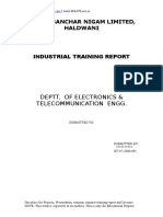 Bharat Sanchar Nigam Limited, Haldwani: Deptt. of Electronics & Telecommunication Engg