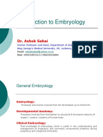 1-Indroduction To Embryology