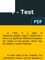 T - Test