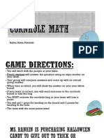 Unit 2 Cornhole Math