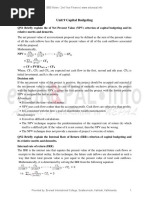 Unit 9 Capital Budgeting BBS Notes EduNEPAL - Info