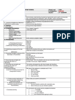 School: Pasig Elementary School Grade Level: Two-Teacher: Learning Area: Teaching Dates Quarter: 2 Quarter I. Objectives