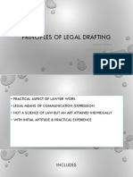 Principles of Legal Drafting