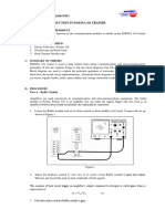 Experiment 1: Introduction To Emona 101 Trainer: Communication System Laboratory