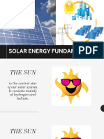 Solar Energy Fundamentals