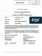 Cryostar Centrifugal Pump User Manual