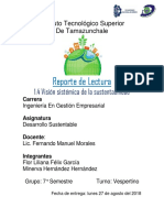 Vision Sistematica de La Sustentabilidad