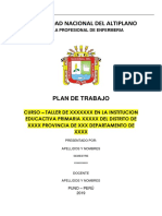 Plan de Trabajo - UNAP