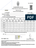 Roll No. अननकमममक: 00305175109 00305175109: Consolidated Statement Of Marks For Stt Conducted Under The Aegis Of Scvt, Up