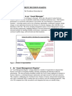 Asset Management Decision-Making