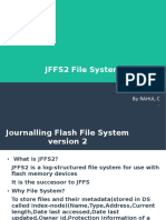 JFFS2 File System: by Rahul C