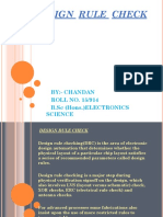 Design Rule Check: By:-Chandan ROLL NO. 15/914 B.SC (Hons.) ELECTRONICS Science