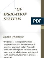 Types of Irrigation Systems