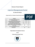 Esports Management Portal: Honours Project Report