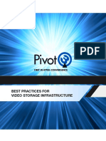 Best Practices For Video Storage Infrastructure: Pivot3