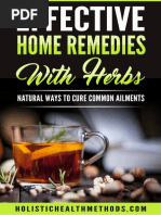 Effective Home Remedies With Herbs