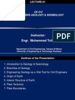 1.introduction To Engg. Geology & Seismology