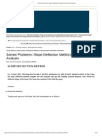 Solved Problems - Slope Deflection Method - Structural Analysis