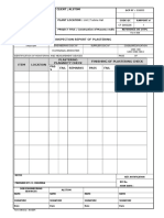 FORM004 Inspection Report For Plastering