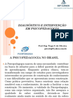 Slide - DIAGNÓSTICO E INTERVENÇÃO EM PSICOPEDAGOGIA PARTE 1