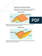 Clasificacion de Los Tipos de Pliegues