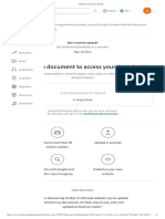 Upload A Document To Access Your Download: Research Report