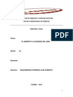 El Aborto y La Prueba Del Adn