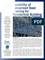 Durabilidad Acero Galvanizadoen Steel Frame