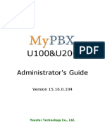 Adminguide Mypbx U100