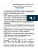 Static Strength of Aluminium To Steel Thin Welded Joints Preliminary Results