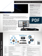 TalkShow Onesheet US