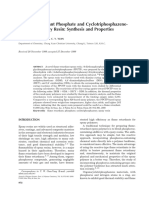  Flame-Retardant Phosphate and CyclotriphosphazeneContaining Epoxy Resin: Synthesis and Properties