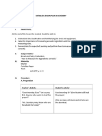 Detailed Lesson Plan in Cookery