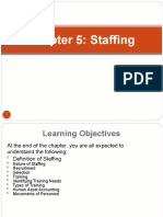 Chapter 5: Staffing