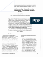 Lithogeochemical Prospecting: Signals Processing Applied To Segmentation of Geochemical Borehole Profiles