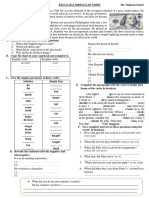 Past Simple (Regular& Irreg Verbs)