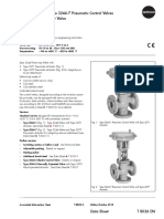 Series 240 Type 3244-1 and Type 3244-7 Pneumatic Control Valves Type 3244 Three-Way Valve