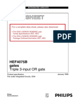 Data Sheet: HEF4075B Gates